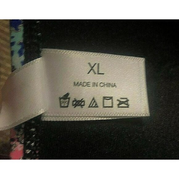 Arizona Bikini Top Padded Bra Size XL Multicolor Spaghetti Straps Racerback - Picture 10 of 10